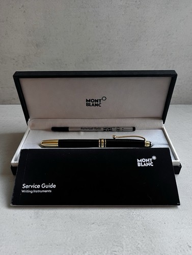 Montblanc black ballpoint - montblanc, pen